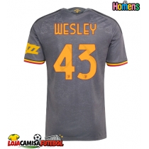 Camisa de Futebol AS Roma Wesley Franca #43 Equipamento Alternativo 2026-27 Manga Curta